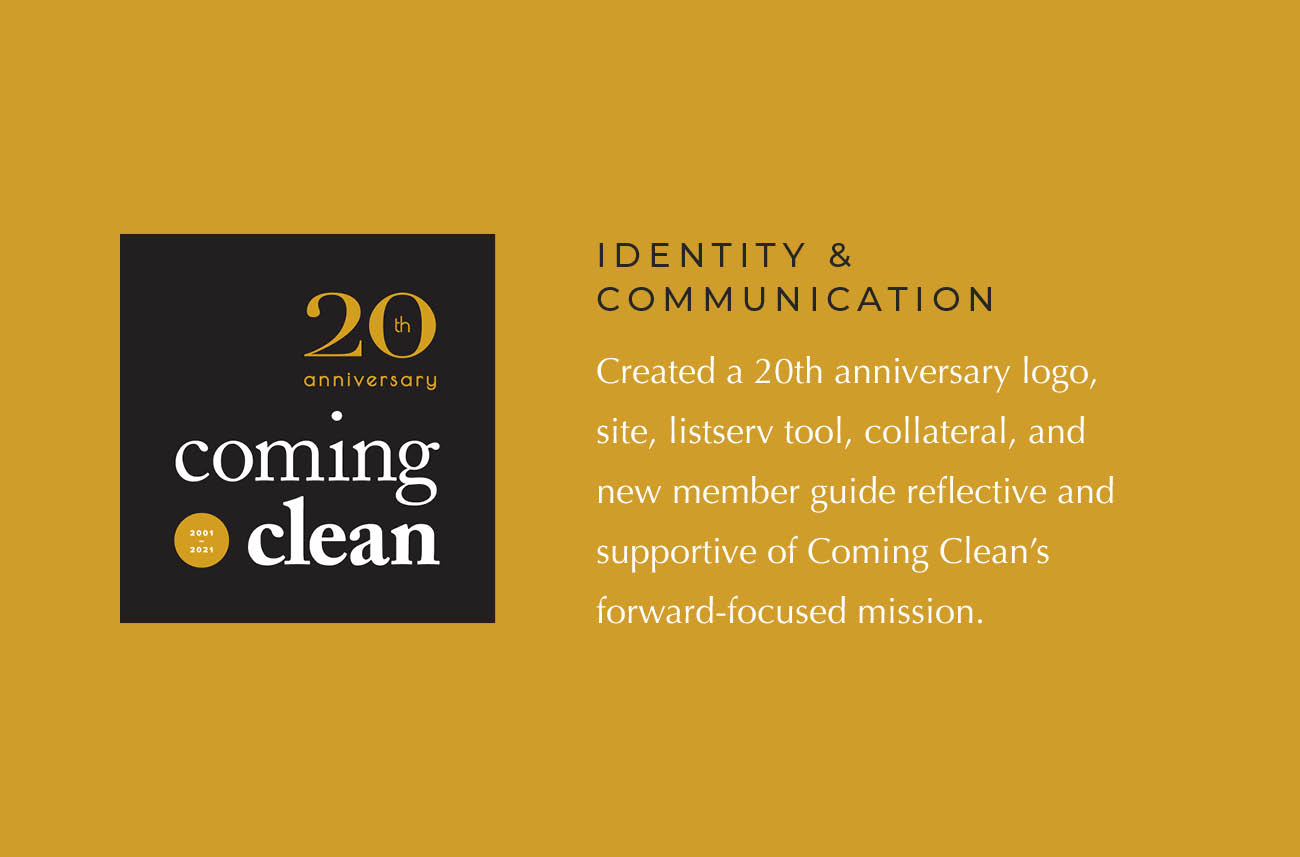 Coming Clean program identity and communication case study