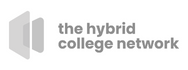 Hybrid College Network logo gray